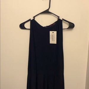 Side Boob slinky jumpsuit BLACK